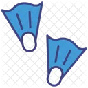 Fins Diving Sea Icon