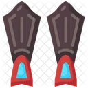 Fins Flippers Holiday Icon