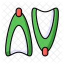 Fins Flippers Swimming Icon