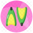 Fins Flippers Swimming Icon