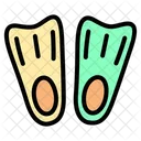 Fins Diving Food Icon