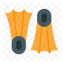 Fins Diving Sea Icon