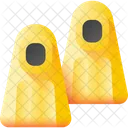 Fins Diving Sea Icon