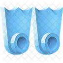 Fins Diving Sea Icon