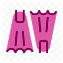 Fins Diving Food Icon