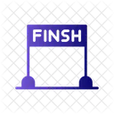 Finsh Line  Icon