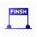 Finsh Line  Icon