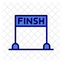 Finsh Line  Icon