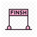 Finsh Line  Icon