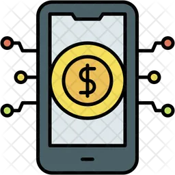 Technologie financière  Icône