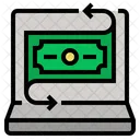 Fintech Money Transfer Banking Icon