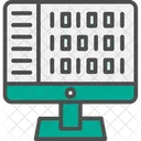 Fintech Technology Code Icon