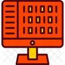 Fintech Technology Code Icon