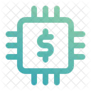 Fintech Digital Money Dollar Icon
