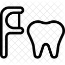 Fio Dental Ferramentas E Utensilios Cuidados De Saude Ícone