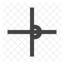 Fios Cruzados Nao Ícone