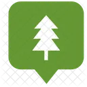 Fir Tree Location Icon