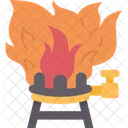 Fire Explosion Kitchenware Icon