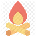 Fire Wood Heat Icon