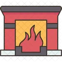 Fire Place Warmth Icon