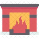 Fire Place Warmth Icon