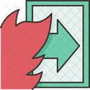 Fire Emergency Exit Icon
