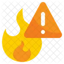 Fire Exclamation Attention Icon