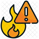 Fire Exclamation Attention Icon