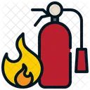 Fire Extinguisher Caution Icon