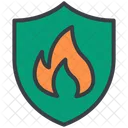 Real Estate Fire Flame Icon