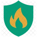 Real Estate Fire Flame Icon