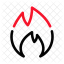 Fire Flames Caution Icon