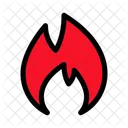 Fire Flames Caution Icon