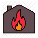 Fire Fire In Home Home Icon