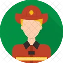 Fire Fighter Fireman Icon