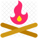 Summer Fire Wood Icon