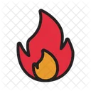 Burn Camping Fire Icon