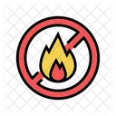 Fire Burning Safety Icon