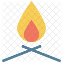 생태학 화재 화상 아이콘