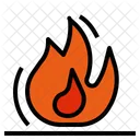Flame Hot Combustion Icon