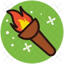 Fire Torch Stick Icon