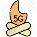 Fire 5 G On Fire Icon