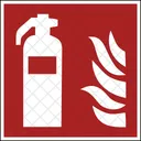 Fire Safety Extintor Icon