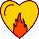 Fire Heart Fire Fire In Heart Icon