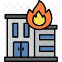 Fire Accident Building Icon