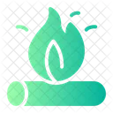 Fire Wooden Flame Icon