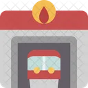Fire Station Emergency Icon