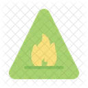 Fire Warning Sign Icon