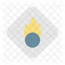 Fire Ball Warning Icon