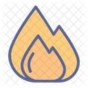Burn Flame Kitchen Icon